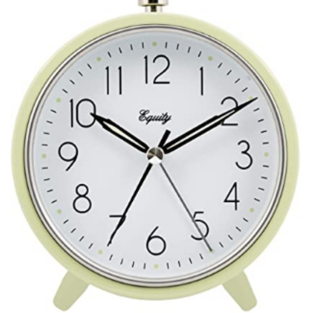 NWOT ⭐️ Equity by La Crosse Quartz Metal Alarm Clock